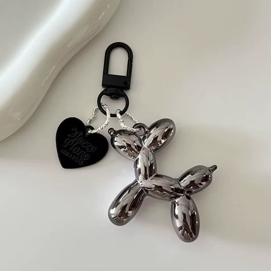 Fashion Keychain Punk Y2K Balloon Dog Keychains for Women Bag Pendant Jewelry Trinket Girl'S Car Key Ring Key Chain Accessories